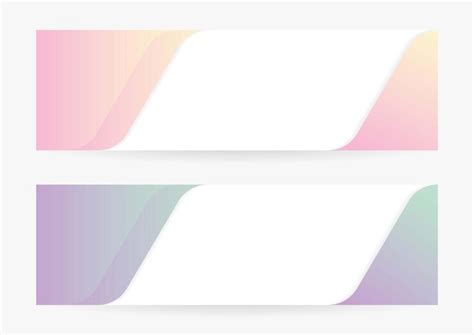 Premium Vector | Set of colorful simple banner design