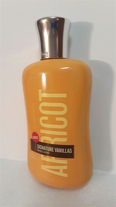 Bath Body Works Signature Vanillas Apricot Lotion 8oz Rare EBay