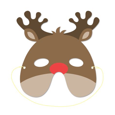 Free Printable Reindeer Mask | Creative Center