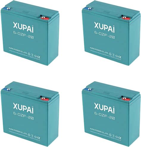 XUPAI 12V 20Ah 6 DZF 20 Lead Acid Replacement Battery With Maintenance