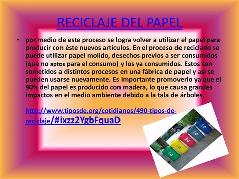 Tipos De Reciclaje 1 Ppt