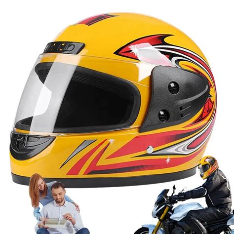 Full Face Racing Helmets Winter Warm Double Visor Motorcycle Helmet