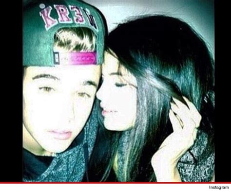 Justin Bieber -- Posts and Quickly Deletes Snuggly Pic w/ Selena Gomez