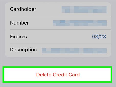 how to find stored cards on iphone