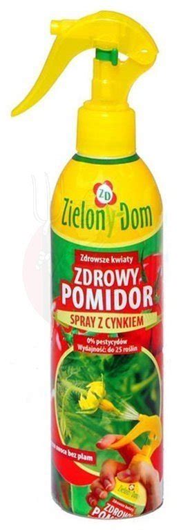 Spray z cynkiem Zdrowy Pomidor jest gotowym do użycia nawozem dolistnym