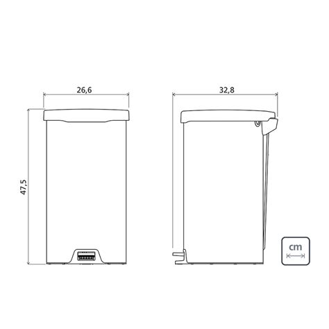 BASURERO NEW 20 L CON PEDAL EN ACERO INOX RRAA