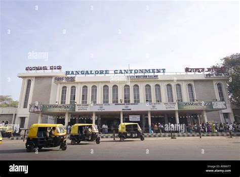 Cantonment Railway Station Banglore Karanataka India Stock Photo Alamy