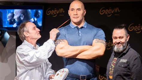 Dwayne Johnson Has Some Notes For His Wax Figure