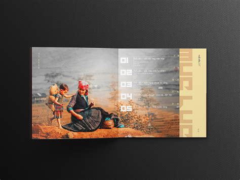 BROCHURE DESIGN Thổ cẩm Việt Behance