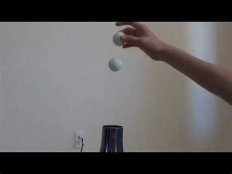 Ping Pong Ball Tricks - YouTube