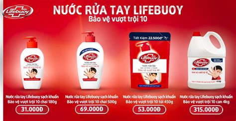 Bảng giá khuyến nghị của các sản phẩm | Lifebuoy VN