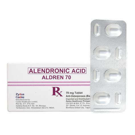 Aldren Alendronate Sodium 70 Mg 1 Tablet Prescription Required