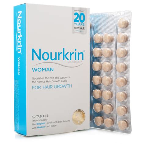 Nourkrin Woman 60 Tablets For Hair Loss Treatment Chemist Direct