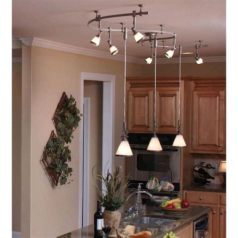 Kitchen Island Track Lighting - Square Kitchen Layout