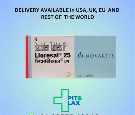 Lioresal 25 Mg Tablet At Rs 418 Stripe Baclofen Tablets In Surat Id 2853503136888