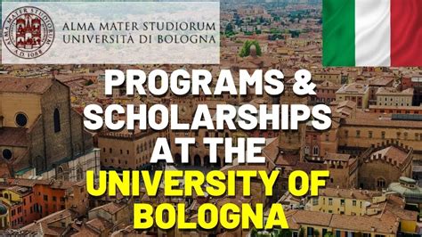 University Of Bologna Admission Requirements Scholarships And Program