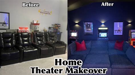 HOME THEATER MAKEOVER HOME THEATER DECOR IDEAS 2023 YouTube