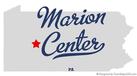 Map of Marion Center, PA, Pennsylvania