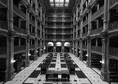 Peabody Library - Johns Hopkins University Photograph by Mountain ...