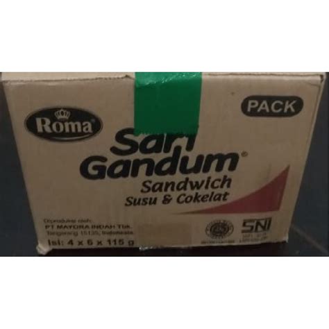 Jual Roma Sari Gandum Gr Dus Per Karton Shopee Indonesia