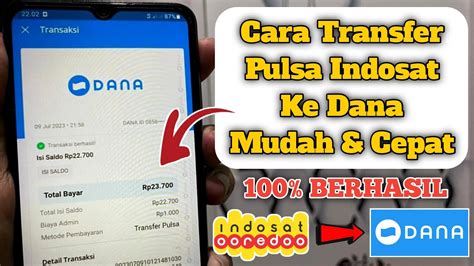 Cara Transfer Pulsa Indosat Ke Dana Berhasil Cara Transfer Pulsa