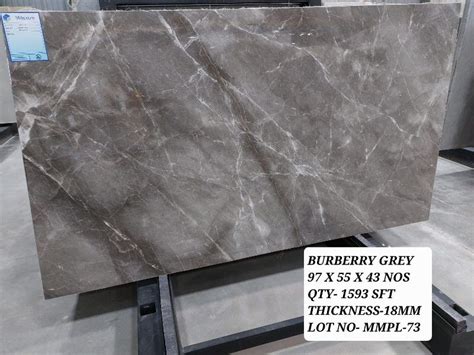 Polished Burberry Grey Marble Stone Size 97x55x43 Nos At Rs 250 In