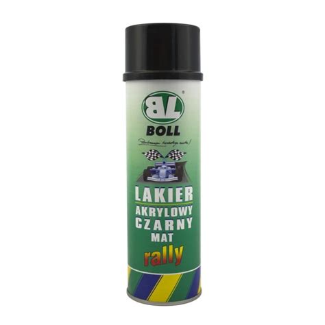 Boll Lakier Akrylowy Czarny Matowy Rally Spray Ml