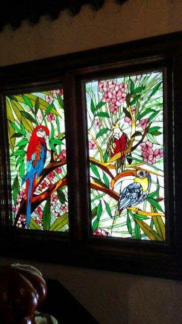 Stained Glass Done Window Done By Me In 1984 Background Is Done Using