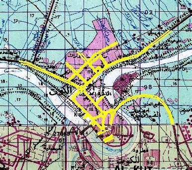 Illustrated the network of roads from map at scale 1:100,000 ...