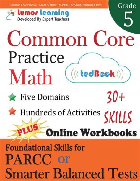 Common Core Practice Grade Math Workbooks To Prepare For The Parcc