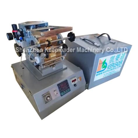 Hot Stamper Wire Marking Machine Of Semi Automatic Cable Wire Hot