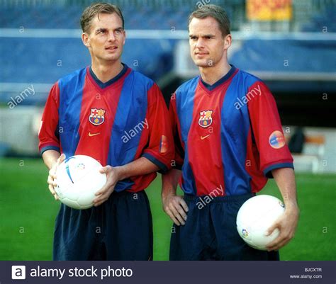 SEASON 1998/1999 BARCELONA Ronald (left) and Frank de Boer after Stock ...