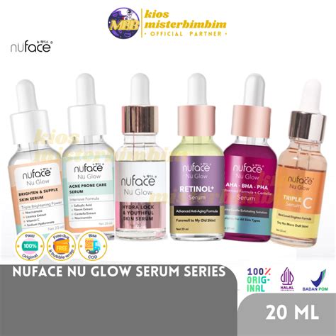 Jual Nuface Nu Glow Serum Series Ml Perawatan Wajah Normal