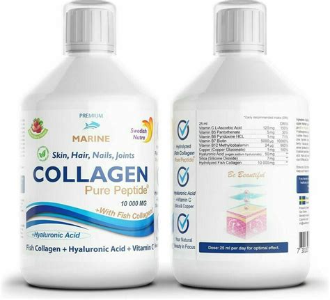 Swedish Nutra Collagen Pure Peptide With Fish Collagen 10000mg 500ml