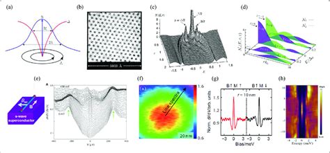 A Sketch Of A Vortex In Superconductor B Vortex Lattice Measured