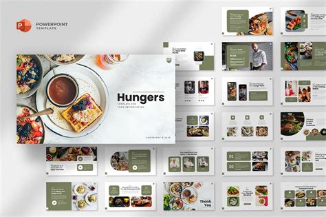 Food And Restaurant Powerpoint Template Graphic By Fluffdesignstudio