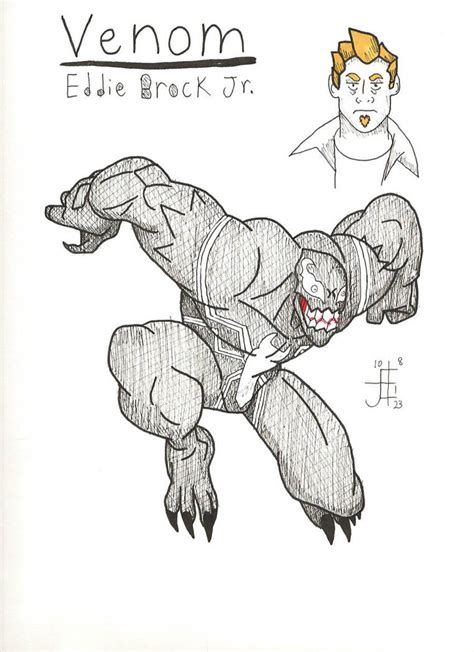 Venomeddie Brock Jr By Spinosaur1 On Deviantart