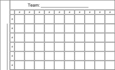 100 Squares NFL Office Pool Template and Rules