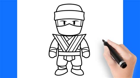 Desenho De Ninja De Stumble Guys Para Colorir