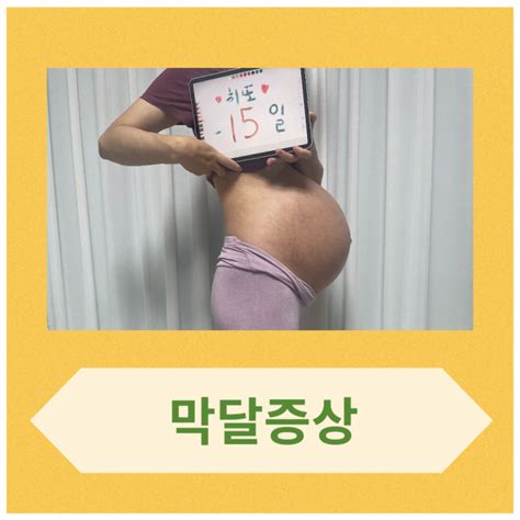 임신막달증상 임신9개월증상 임신10개월 37주38주39주40주 초산유도분만 준비 네이버 블로그