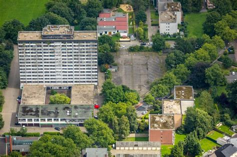 Gladbeck aus der Vogelperspektive Abriß Baustelle zum Rückbau des