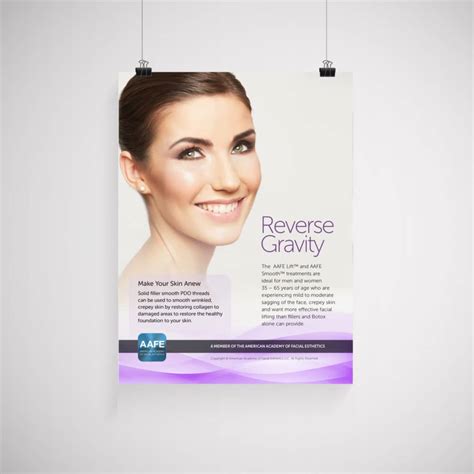 Reverse Gravity Poster V2 - AAFE - American Academy of Facial Esthetics