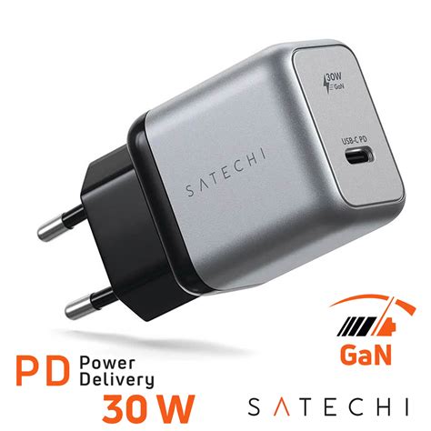 Chargeur Secteur GaN 30W Avec USB C Power Delivery Design Ultra