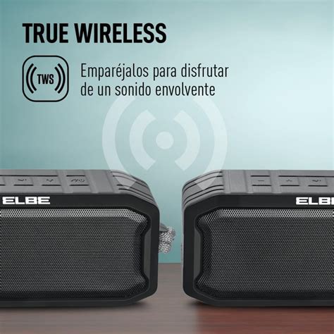 Elbe ALT G15 TWS Coluna Portátil Bluetooth Resistente à Água 5W