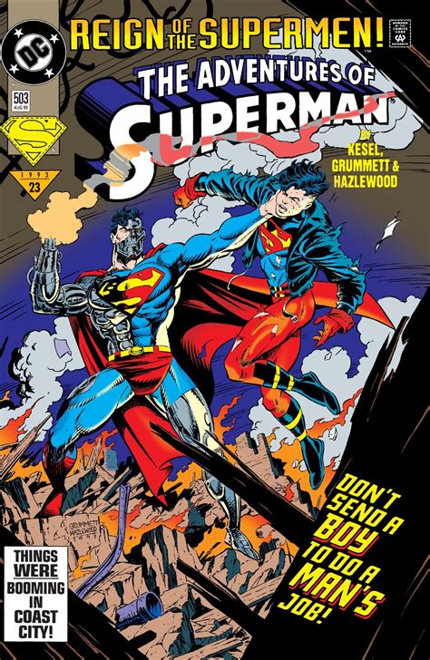 Superman '86-'99 - Adventures of Superman #503 (August 1993) REIGN OF...