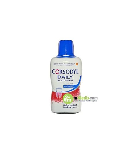 Corsodyl Daily Mouthwash Cool Mint 500ml Padek Health Pharmacy Nigeria