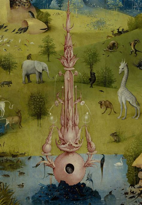 Hieronymus Bosch Garten der irdischen Freuden Flügel links Fragment