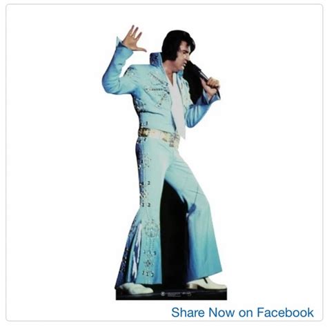 Party Supplies Elvis Presley Blue Jumpsuit Cardboard Cutout Free Ship Poshmark