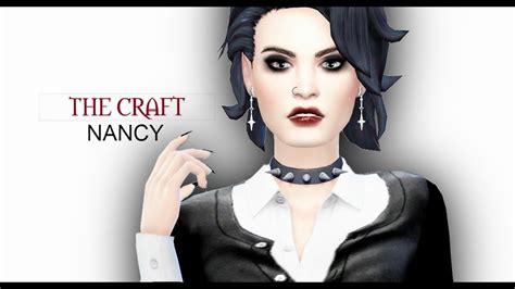 The Sims 4 Create A Sim Inspired Nancy Downs The Craft Youtube