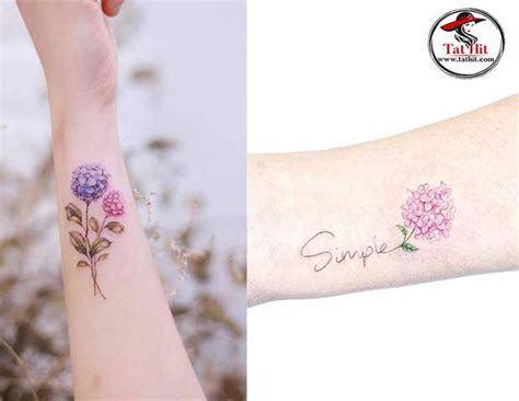 Top 30 Hydrangea Tattoo Designs Tat Hit